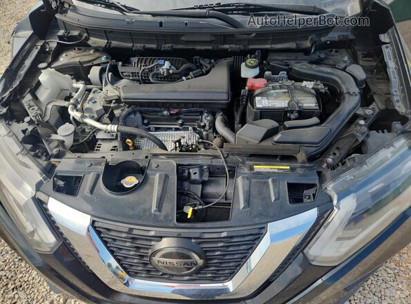 JN8AT2MV5LW107094 2020 NISSAN ROGUE Black ძრავის განყოფილების ხედი