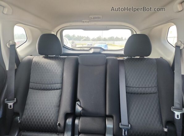 JN8AT2MV5LW107094 2020 NISSAN ROGUE Black უკანა სავარძლების ხედი