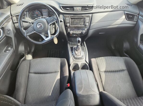 JN8AT2MV5LW107094 2020 NISSAN ROGUE Black წინა პანელის ხედი