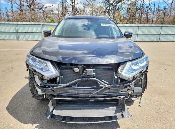 JN8AT2MV8JW347639 2018 NISSAN ROGUE Черный Вид спереди