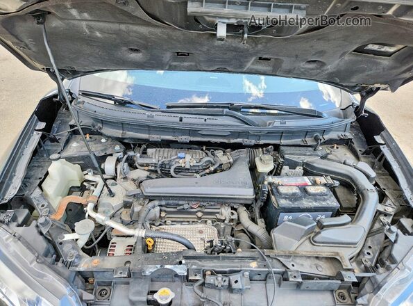 JN8AT2MV8JW347639 2018 NISSAN ROGUE Черный Вид подкапотного пространства