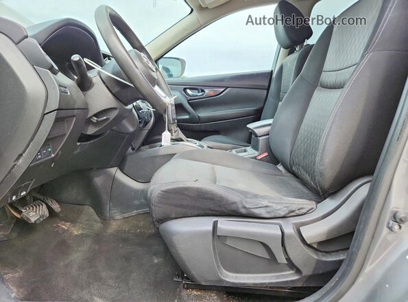 JN8AT2MVXHW256642 2017 NISSAN ROGUE Charcoal წინა სალონის ხედი