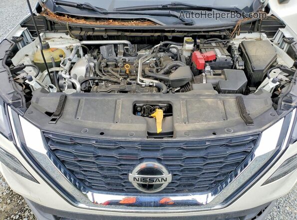 JN8AT3BA4MW015711 2021 NISSAN ROGUE White ძრავის განყოფილების ხედი