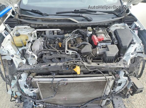 JN8AT3BA7MW012978 2021 NISSAN ROGUE White ძრავის განყოფილების ხედი