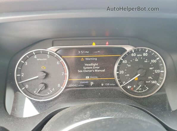 JN8AT3BA7MW012978 2021 NISSAN ROGUE White ხელსაწყოთა პანელის ხედი