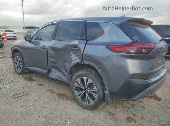 JN8AT3BA9MW003585 2021 NISSAN ROGUE Gray Trasero izquierdo