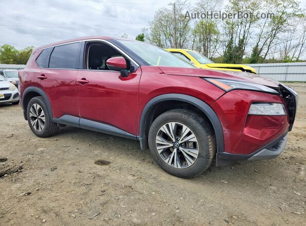 JN8AT3BB1MW228401 2021 NISSAN ROGUE Red Przód prawy