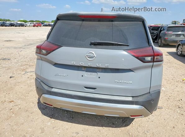 JN8AT3DC7MW100458 2021 NISSAN ROGUE Gray Rear view