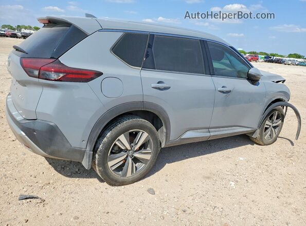 JN8AT3DC7MW100458 2021 NISSAN ROGUE Gray Rear right