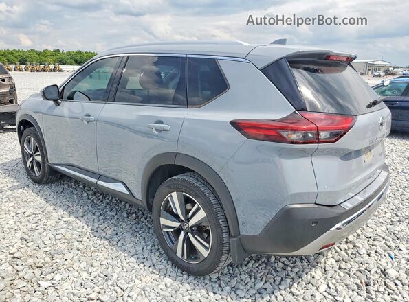 JN8AT3DCXMW105217 2021 NISSAN ROGUE Gray Trasero izquierdo