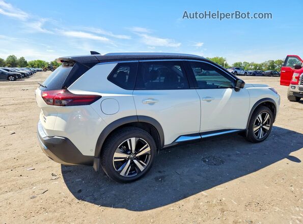 JN8AT3DD2MW316176 2021 NISSAN ROGUE Белый Задняя правая четверть