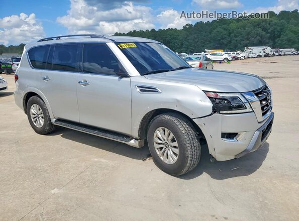 JN8AY2AC8P9182476 2023 NISSAN ARMADA Silver Front right