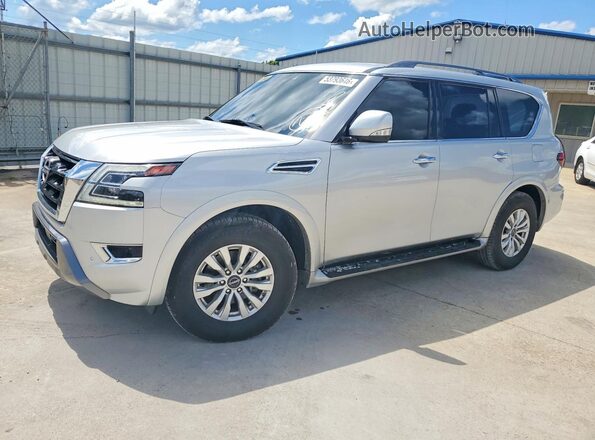 JN8AY2AC8P9182476 2023 NISSAN ARMADA Silver Front left