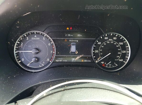 JN8AY2AC8P9182476 2023 NISSAN ARMADA Silver Instrument cluster view