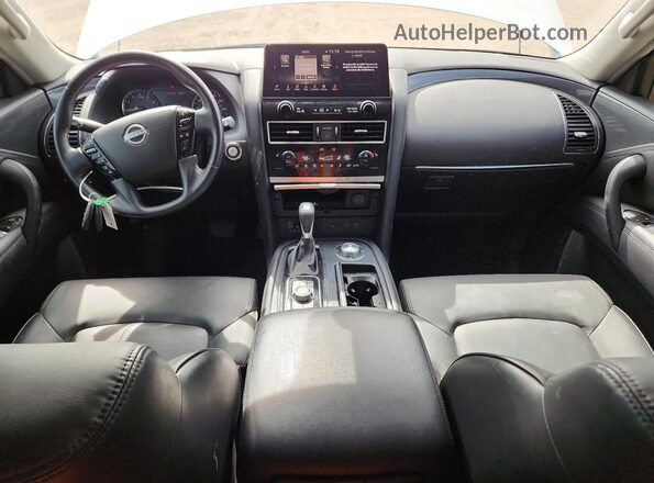 JN8AY2AD5N9675117 2022 NISSAN ARMADA White Vista del salpicadero