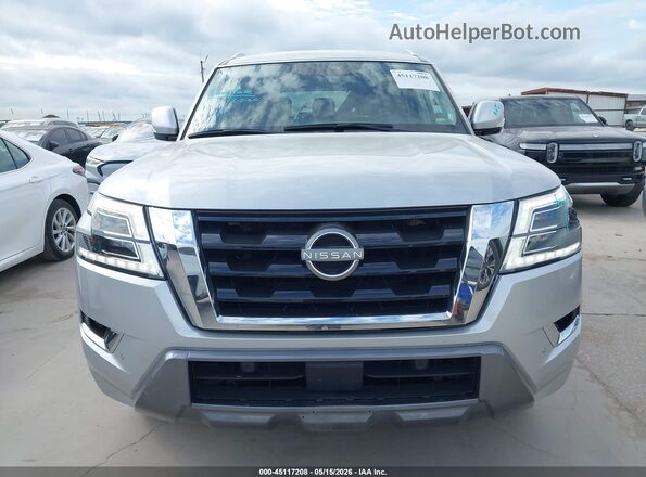 JN8AY2AD8R9709976 2024 NISSAN ARMADA Silver Вид щитка приладів