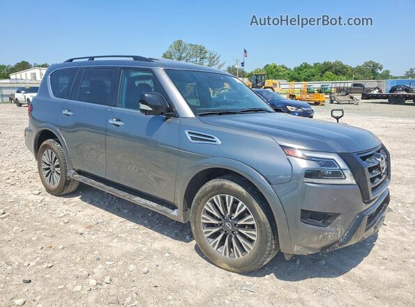 JN8AY2BA9P9405461 2023 NISSAN ARMADA Silver Передня права чверть