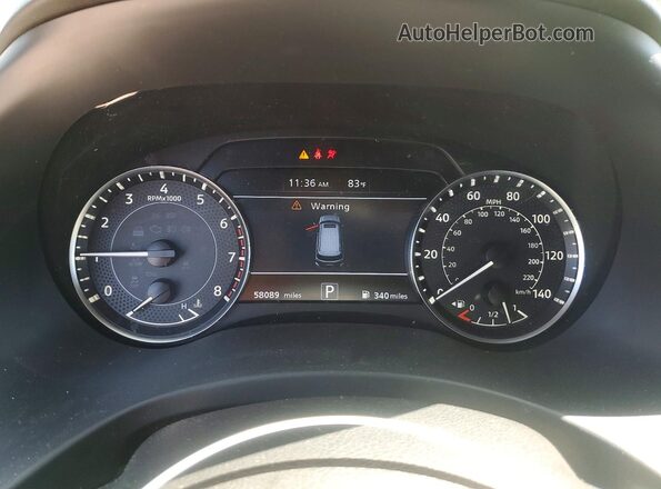 JN8AY2BA9P9405461 2023 NISSAN ARMADA Silver Вид щитка приладів