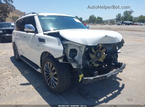 JN8AY2DB6N9810776 2022 NISSAN ARMADA Белый Передняя правая четверть