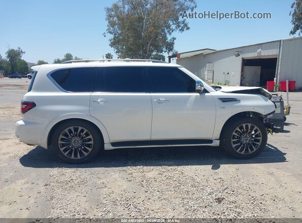 JN8AY2DB6N9810776 2022 NISSAN ARMADA Белый Панорамный вид салона 360°