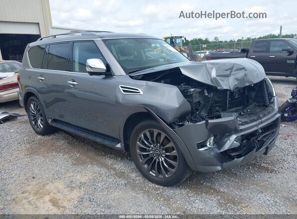 JN8AY2DB6R9852452 2024 NISSAN ARMADA Gray Front right