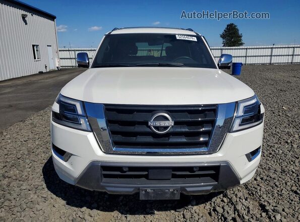 JN8AY2DB8P9832278 2023 NISSAN ARMADA White Դիմացի տեսք