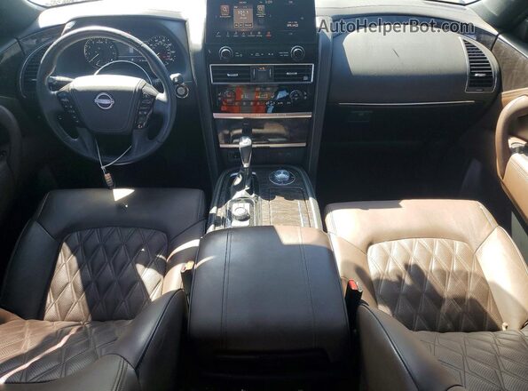 JN8AY2DB8P9832278 2023 NISSAN ARMADA White Առջևի վահանակի տեսք