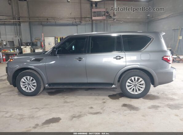 JN8AY2ED4P9690642 2023 NISSAN ARMADA Серый Панорамный вид салона 360°