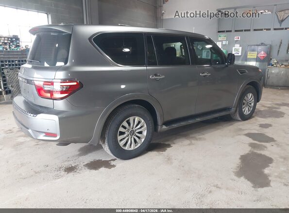 JN8AY2ED4P9690642 2023 NISSAN ARMADA Серый Задняя правая четверть