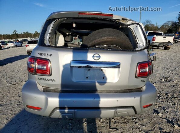 JN8AY2ND2J9058343 2018 NISSAN ARMADA Серебряный Вид сзади