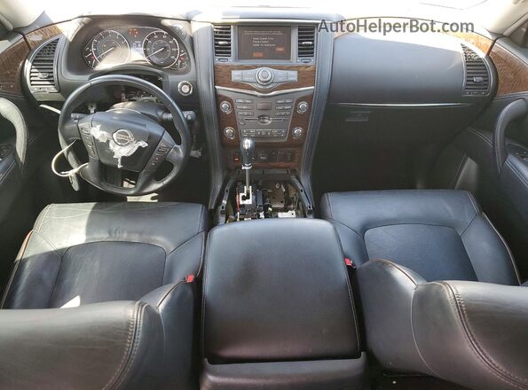 JN8AY2ND9KX009055 2019 NISSAN ARMADA Серебряный Вид панели приборов