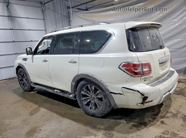 JN8AY2NE1J9732829 2018 NISSAN ARMADA Белый Задняя левая четверть