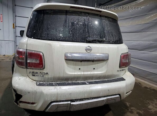 JN8AY2NE1J9732829 2018 NISSAN ARMADA Белый Вид сзади