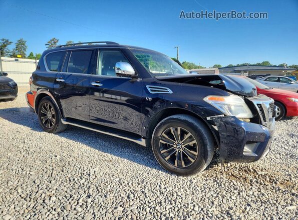 JN8AY2NE5H9702615 2017 NISSAN ARMADA Blue Przód prawy