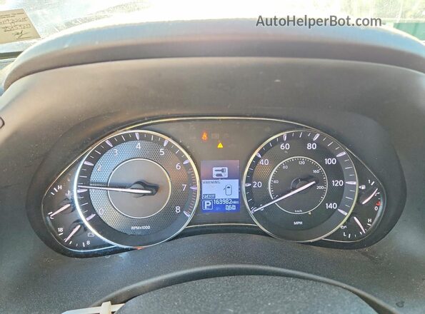 JN8AY2NE5H9702615 2017 NISSAN ARMADA Blue Widok zestawu wskaźników