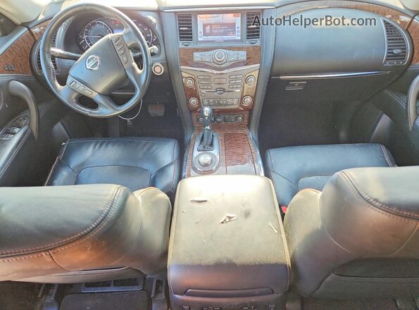 JN8AY2NE5H9702615 2017 NISSAN ARMADA Blue Widok deski rozdzielczej