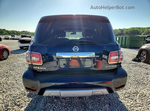 JN8AY2NE5H9702615 2017 NISSAN ARMADA Blue Widok z tyłu