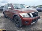 2017 Nissan Armada Platinum Brown vin: JN8AY2NE7H9706021
