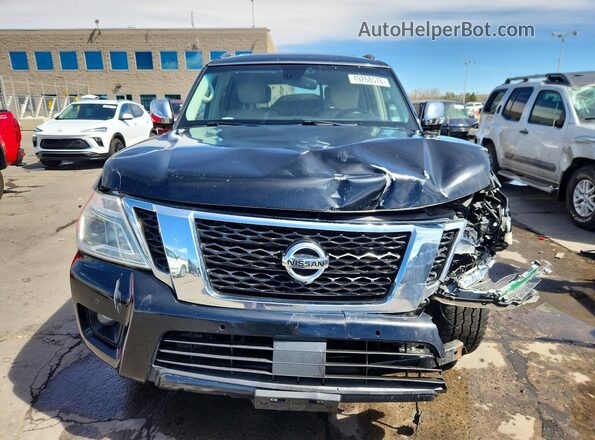 JN8AY2NE8H9705864 2017 NISSAN ARMADA Black Widok z przodu