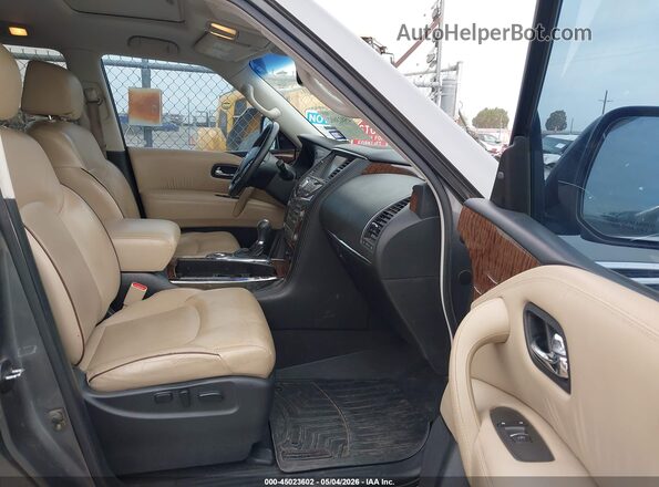 JN8AY2NF2H9304481 2017 NISSAN ARMADA Gray Սալոնի դիմացի տեսք