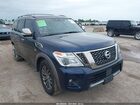 2018 Nissan Armada Platinum Синий vin: JN8AY2NF3J9332859