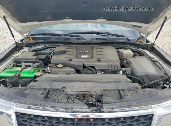 JN8AY2NF5H9304071 2017 NISSAN ARMADA White Engine compartment view