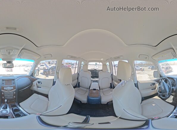 JN8AY2NF7H9301799 2017 NISSAN ARMADA White Widok wnętrza 360 stopni