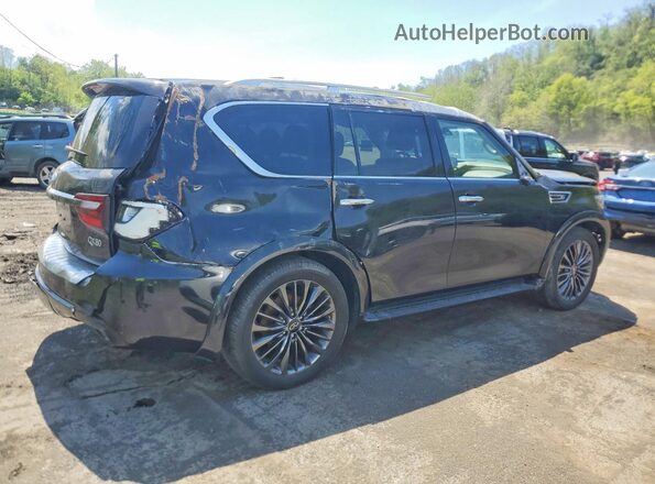 JN8AZ2AC0R9500316 2024 INFINITI QX80 Черный Задняя правая четверть