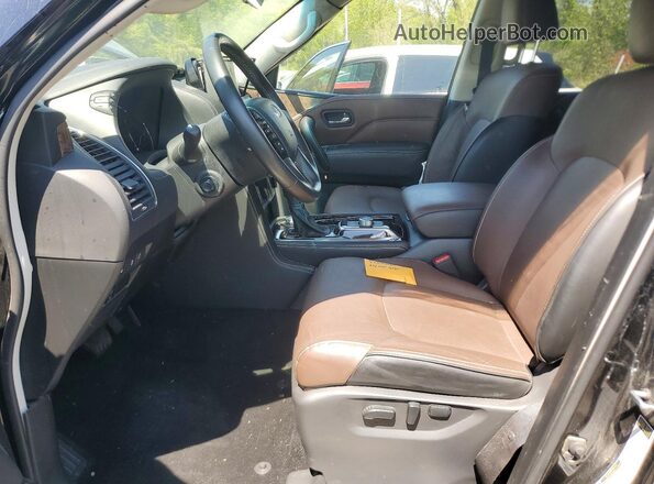 JN8AZ2AC0R9500316 2024 INFINITI QX80 Черный Вид салона спереди