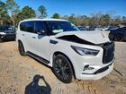 2021 Infiniti Qx80 Luxe Белый vin: JN8AZ2AD9M9861366