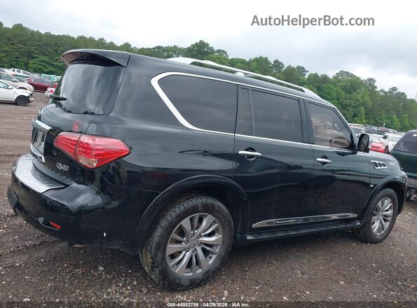 JN8AZ2ND4G9800294 2016 INFINITI QX80 Черный Вид задней части салона
