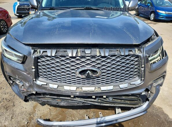 JN8AZ2NF1L9704635 2020 INFINITI QX80 Gray Widok komory silnika