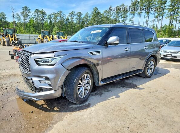JN8AZ2NF1L9704635 2020 INFINITI QX80 Gray Przód lewy