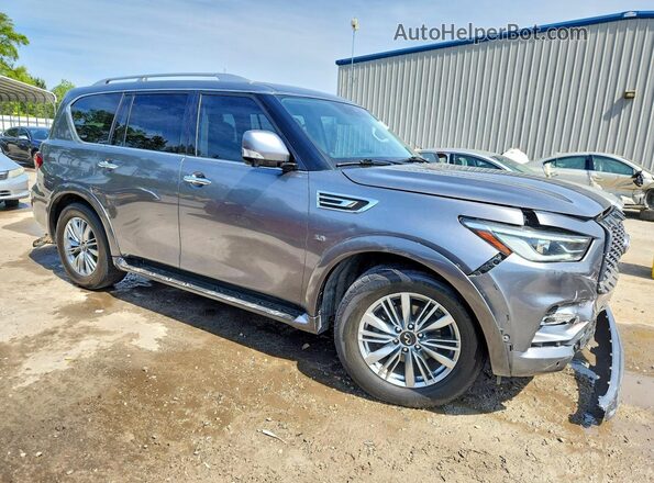 JN8AZ2NF1L9704635 2020 INFINITI QX80 Gray Przód prawy